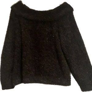 H&M Sparkly fluffy cozy boxy sweater